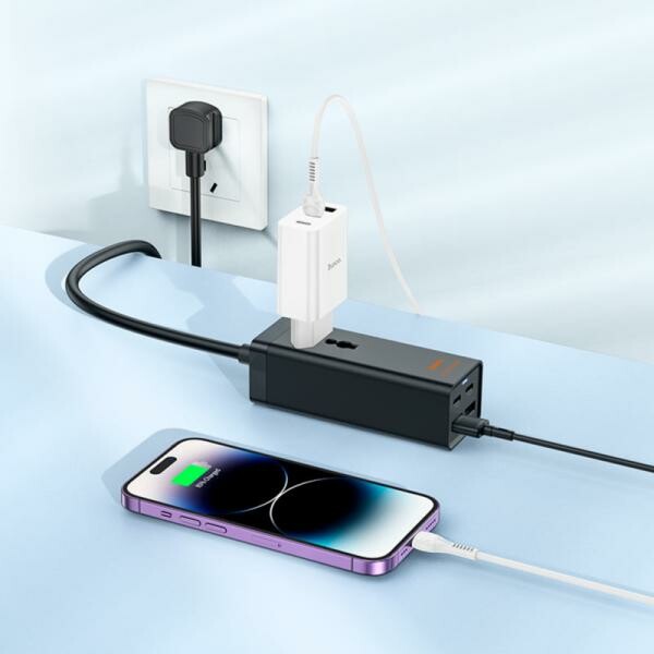 Hoco AC10A Barry Power Strip PD65W - 3