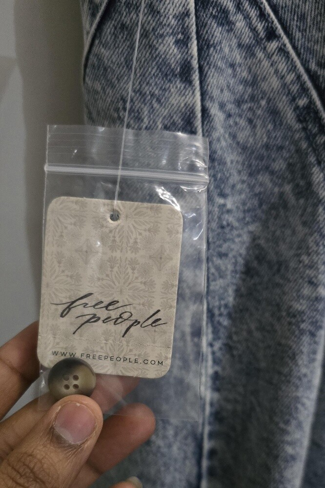 asos brand denim dress - 6