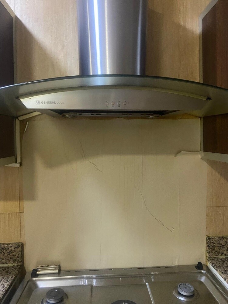 kitchen hood installation - 2