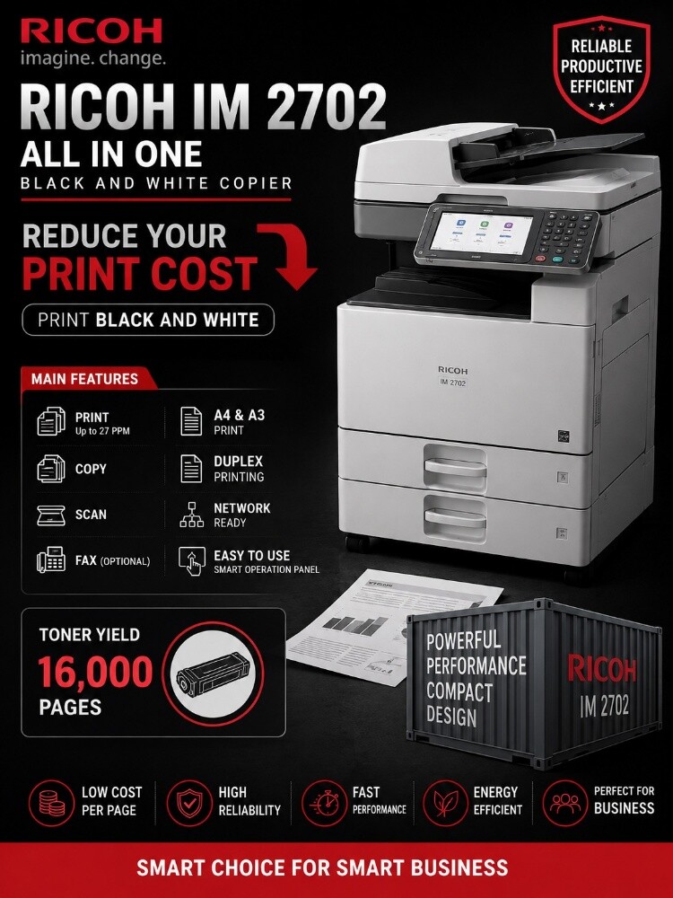 Brand New Black & White Copier - 1