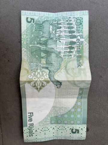 qatar old note - 2