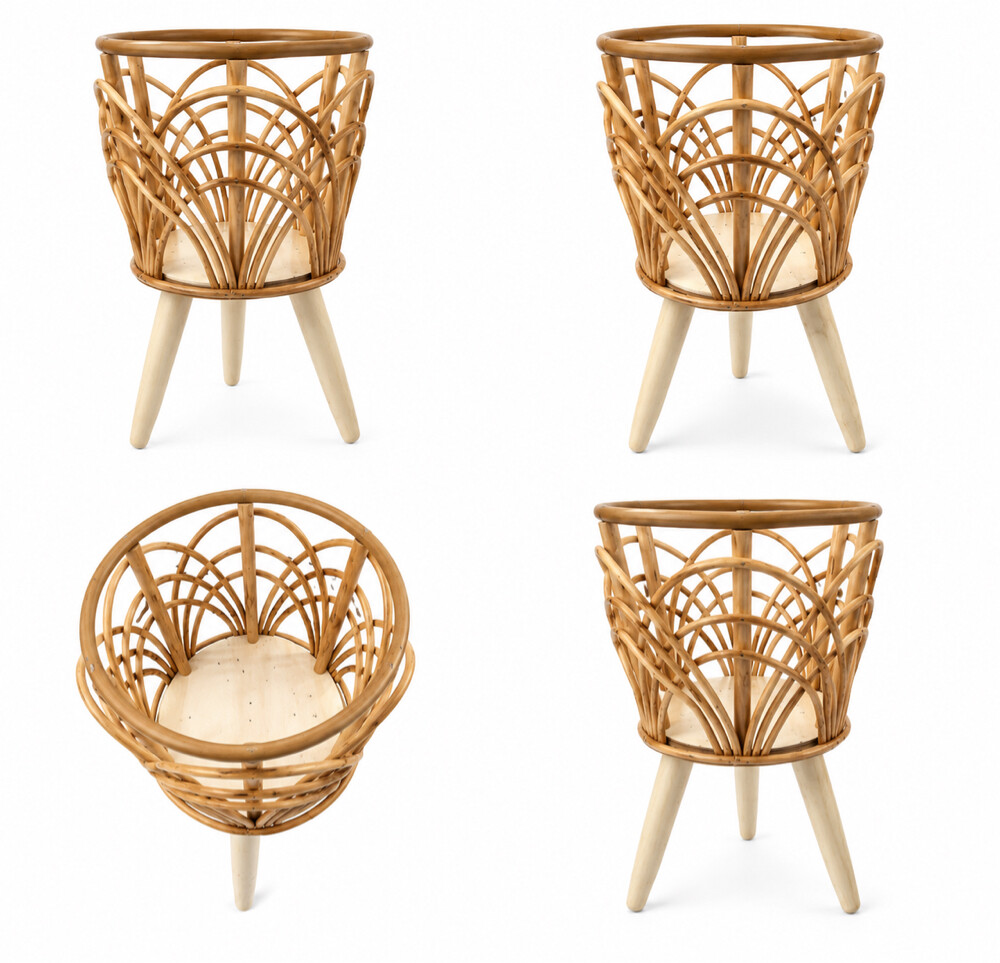 cane flower pot - 2