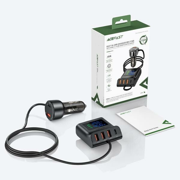 Hoco Fast Charge Car HUB Charger - 5