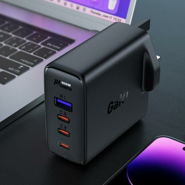 Hoco A40 PD100W GaN Fast Charge - 4
