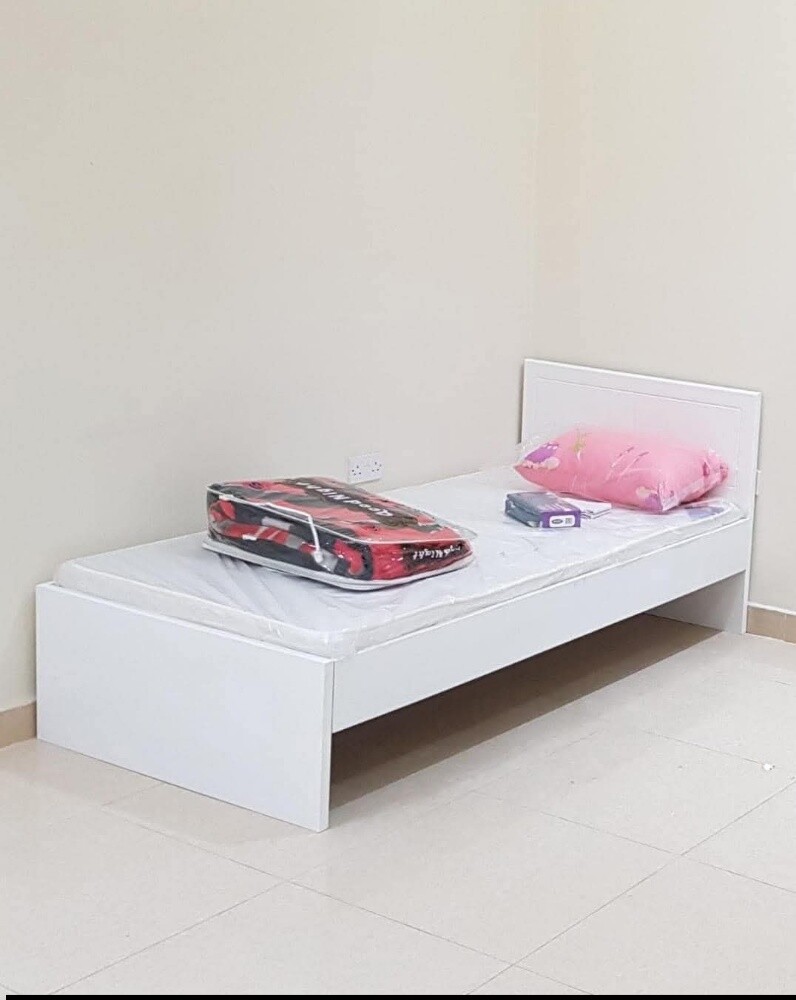 Single bed, mattress, cabinet new - 9