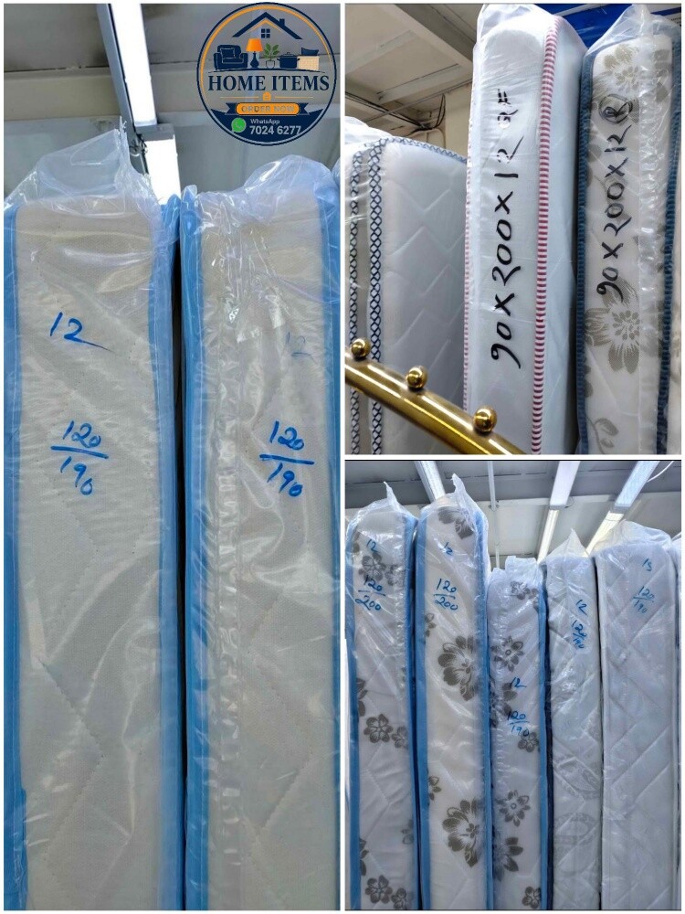 Single bed, mattress, cabinet new - 23