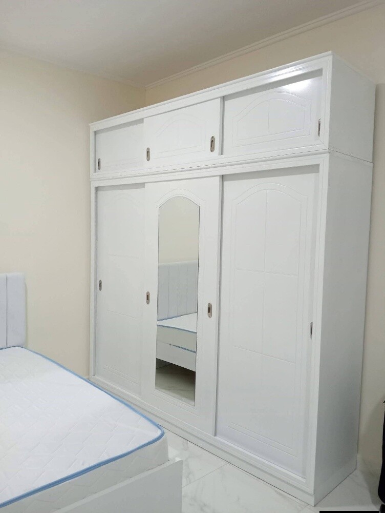 Single bed, mattress, cabinet new - 16