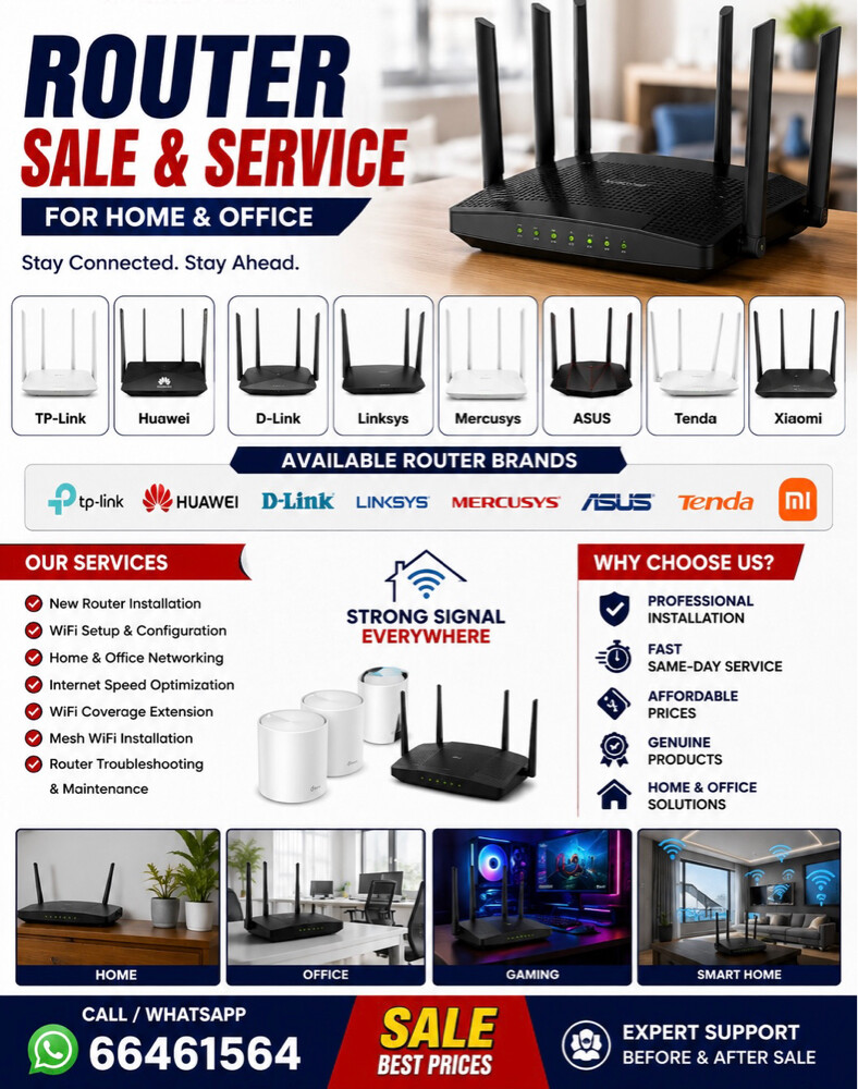 Router Sale and Services - 1