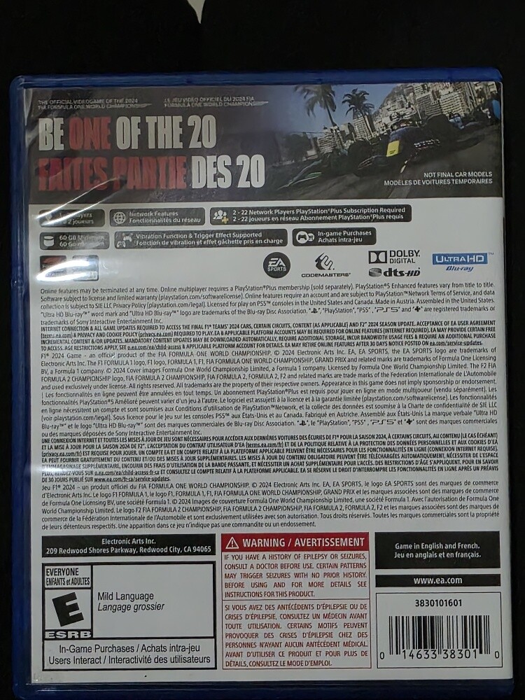 PS5 F1 24 Used For Sale - 2