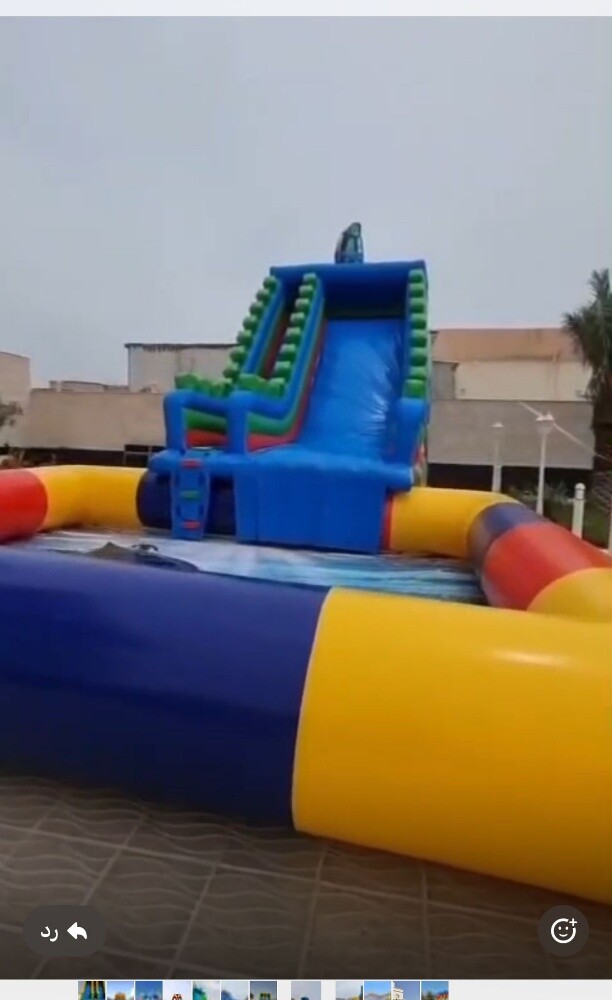 Slide, bounce and swimming pool - 3