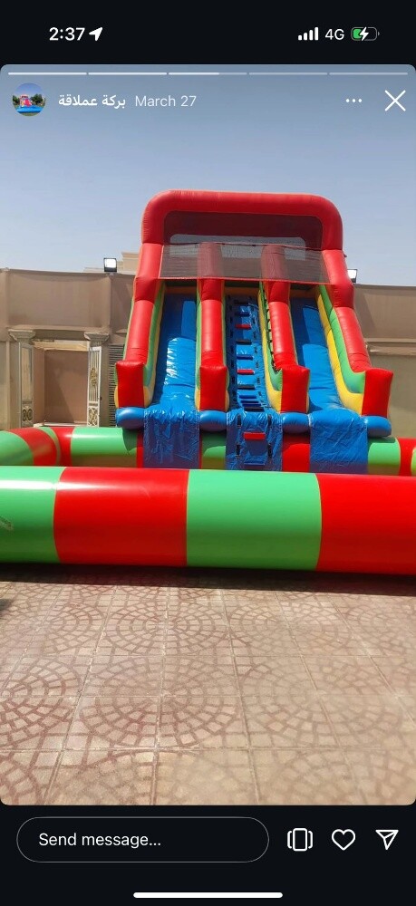 Slide, bounce and swimming pool - 28