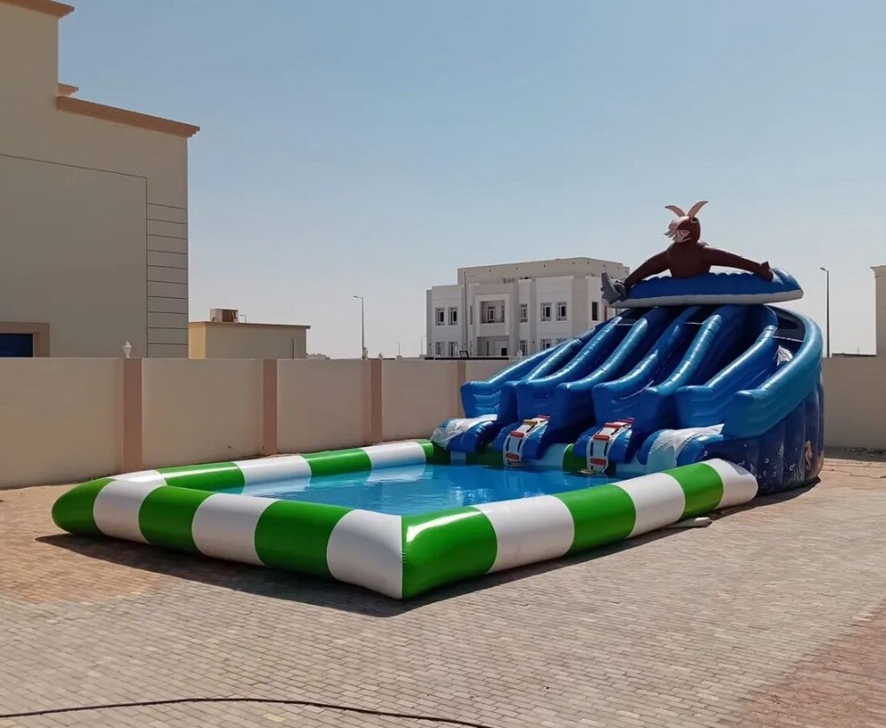 Slide, bounce and swimming pool - 13