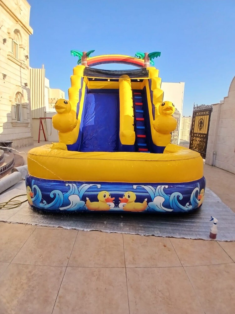 Slide, bounce and swimming pool - 15