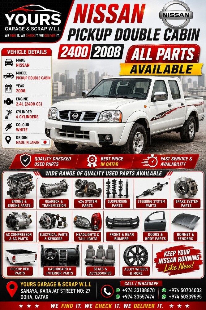 Nissan Pickup Double cabin 2008 - 13