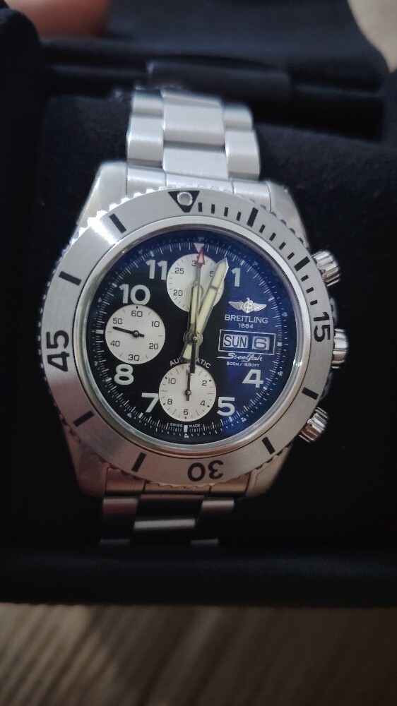 Breitling steel fish chronograph - 1