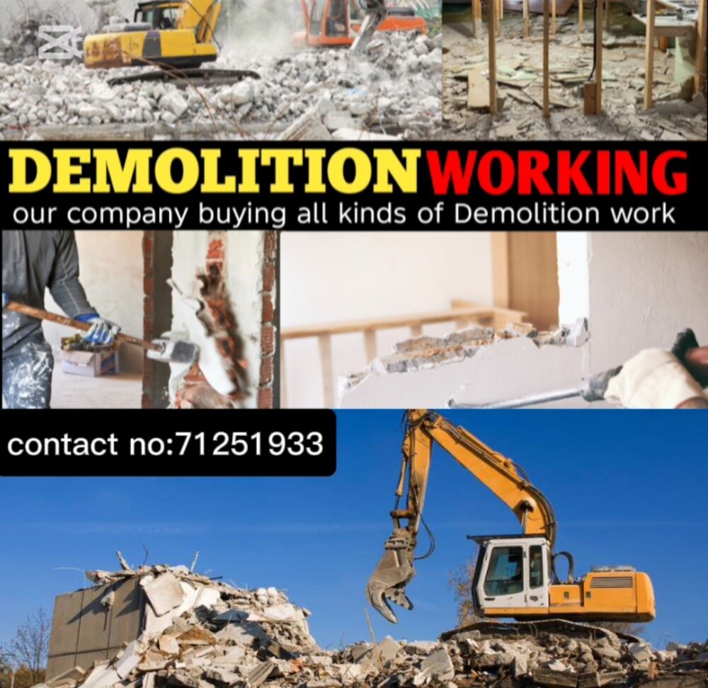 Demolition working - 1