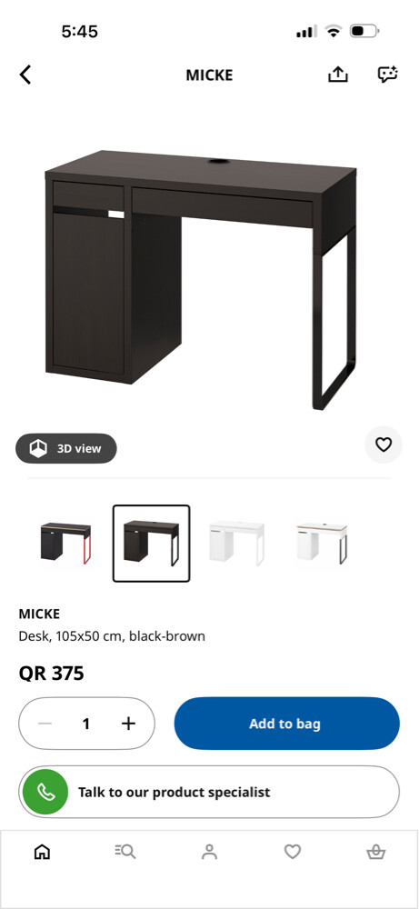 IKEA MICKE desk - 1