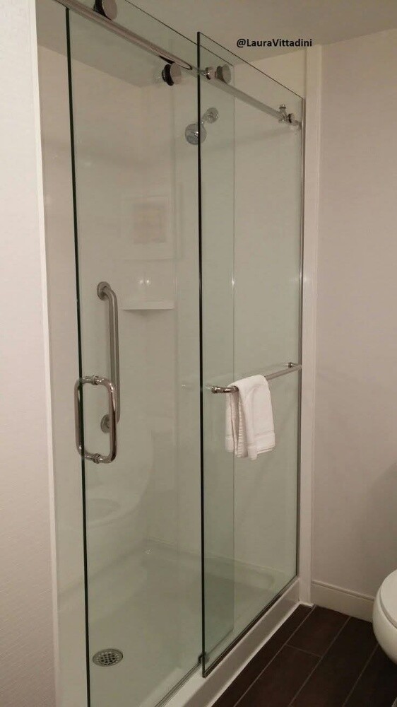 stylish shower & glass partition - 7