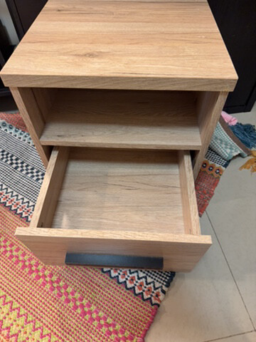 Wooden Bedside Table - 2