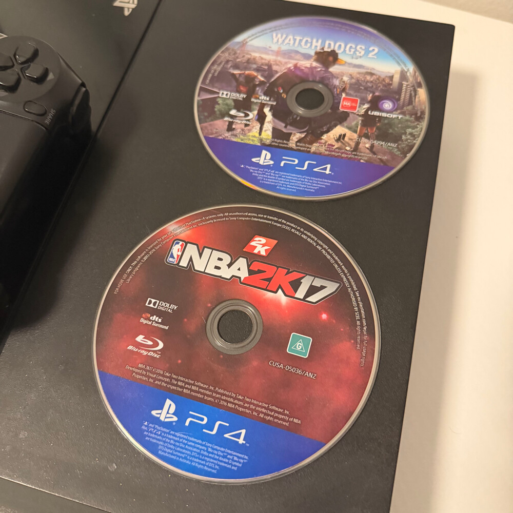 ps4 and controller with games - 3