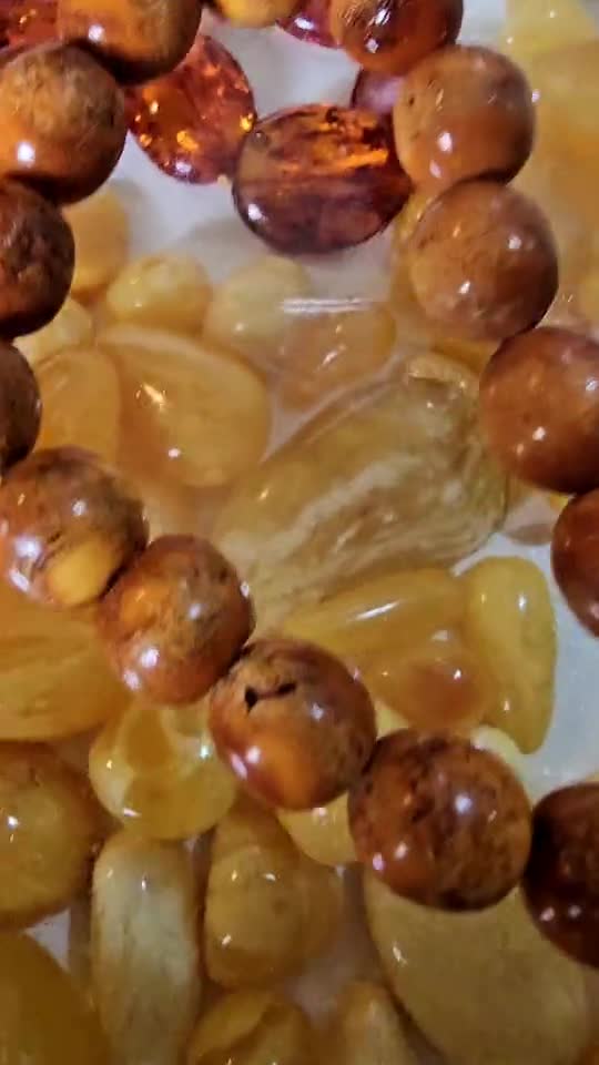 German amber beads rosary - 7