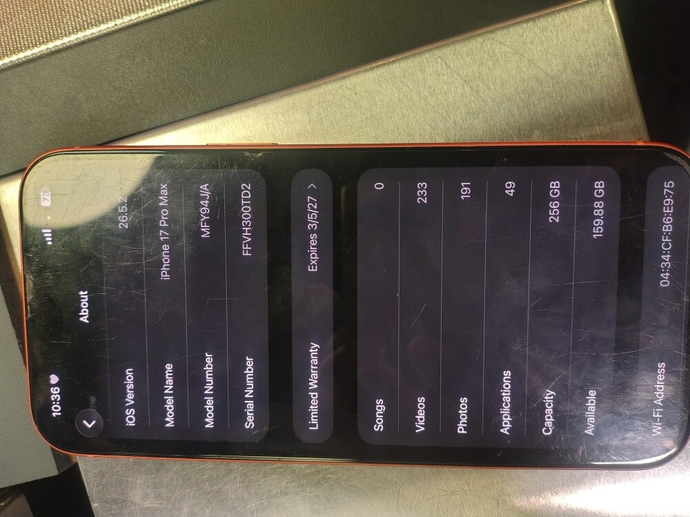 i phone 17 pro max - 5