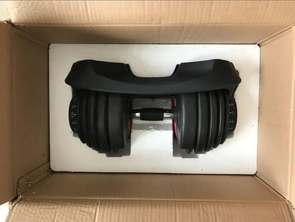 adjustable dumbbell pair - 2