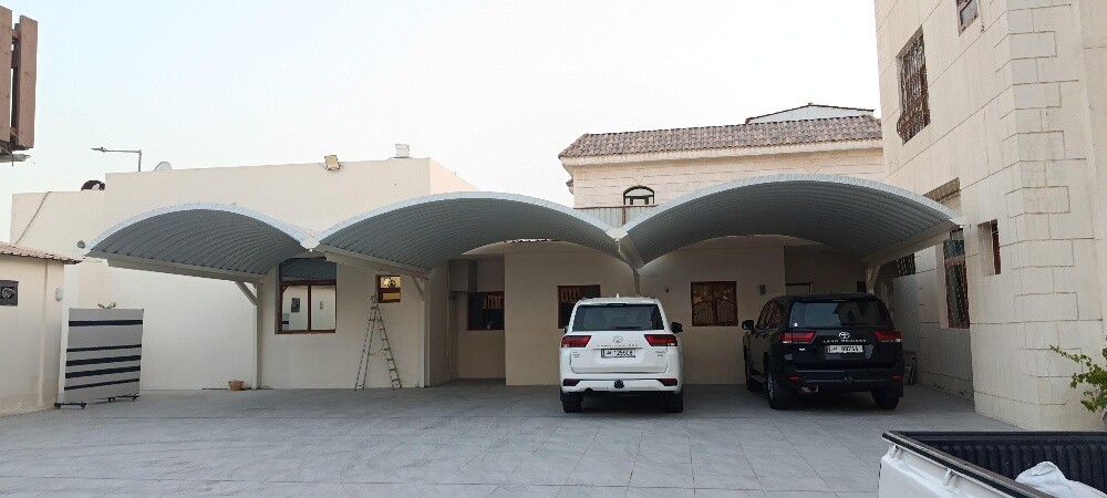 stylish fabric carshade & fence - 12