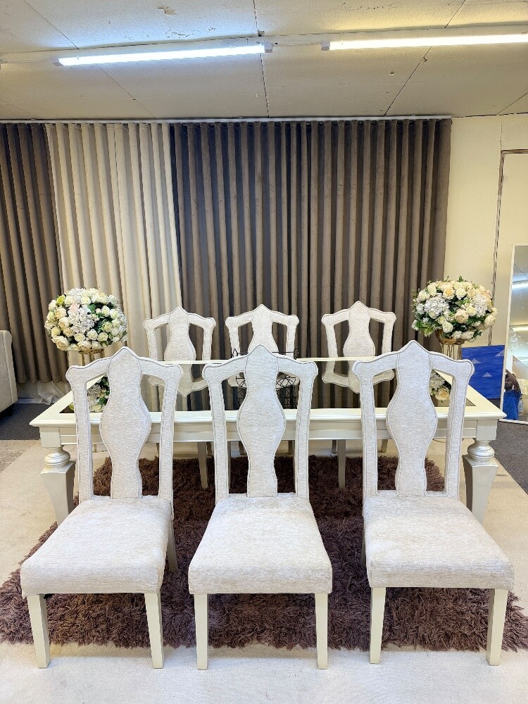 Luxurious 6 chair dining table sale - 11