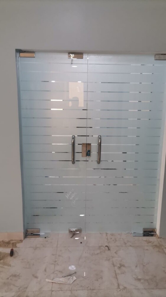 Glass and aluminum foreman, glass a - 12