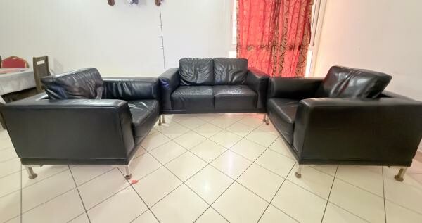 Leather sofa for sale - 1