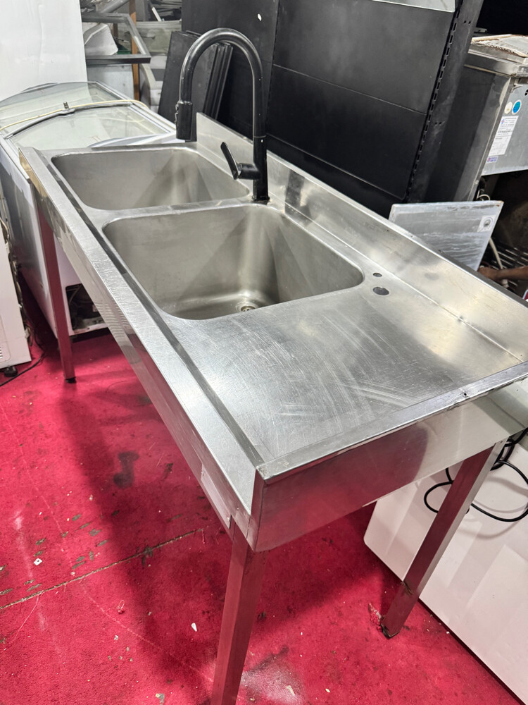Stainless stell double bowl sink - 2