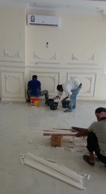 ديكورات الجبس والصبغ - 1