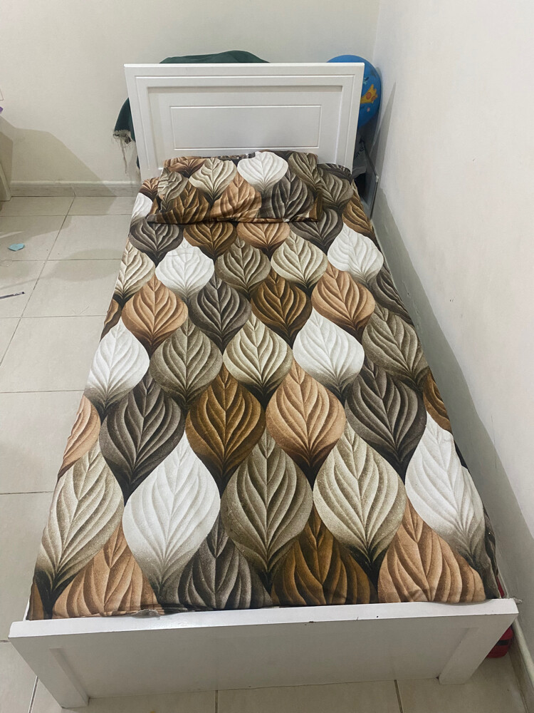 single bed with mattress - 4