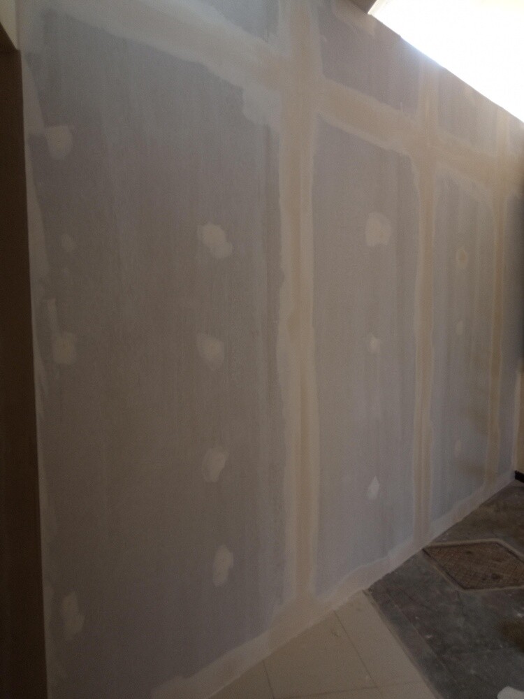 Gypsum board partition work - 3
