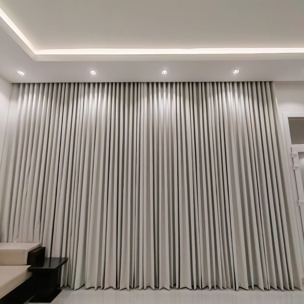 Custom Floor 2 Ceiling Wave Curtain - 4