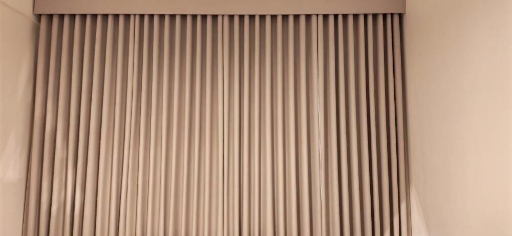 Custom Floor 2 Ceiling Wave Curtain - 2