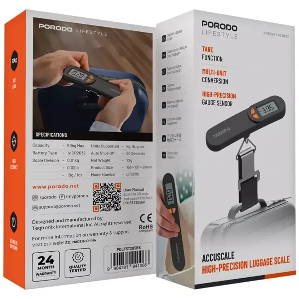 Porodo Lifestyle Luggage Scale - 5