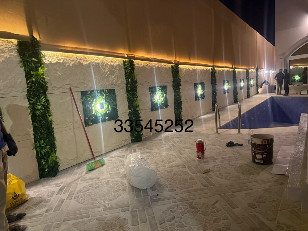 ديكورات بديل حجر وبديل خشب - 3