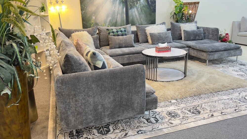Ikea brand luxurious U shape sofa - 3
