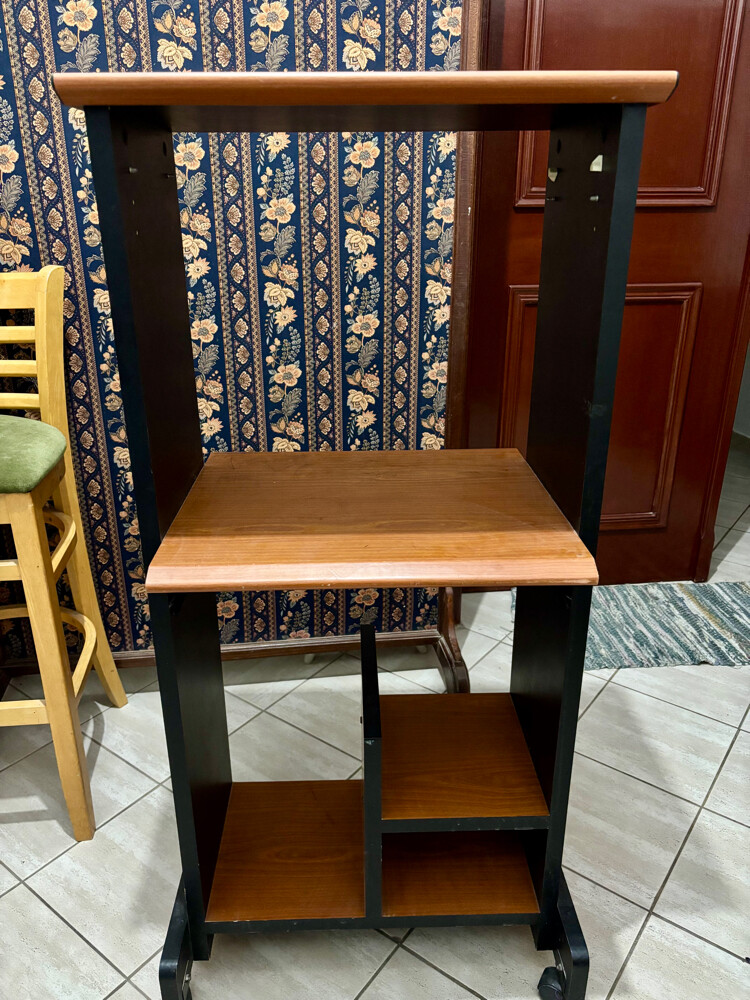 Brown computer table - 1