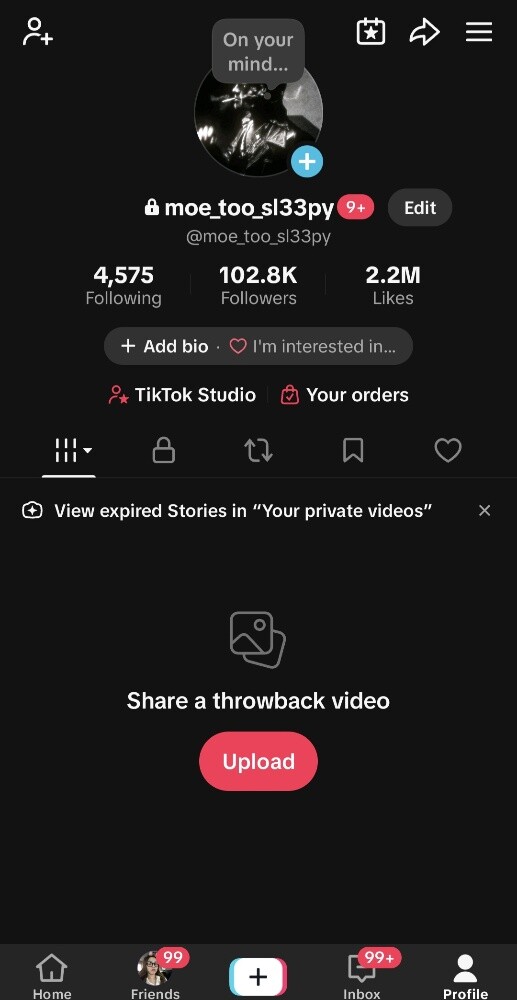 tiktok account - 1