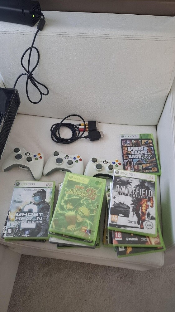 gaming pc and xbox with games - 10