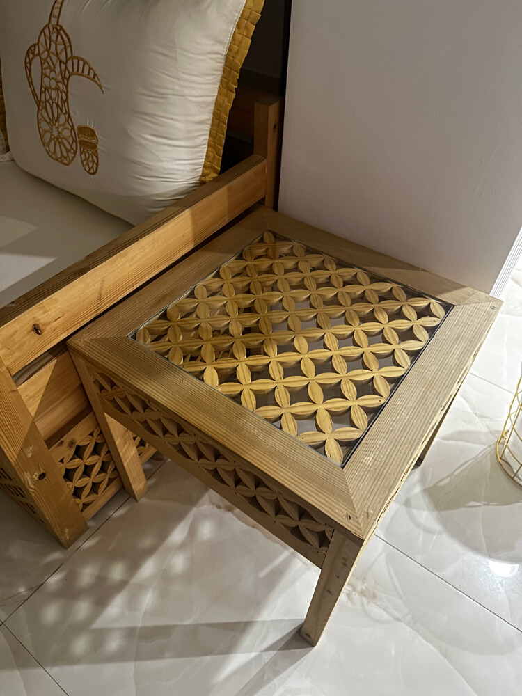 wood sofa - 2