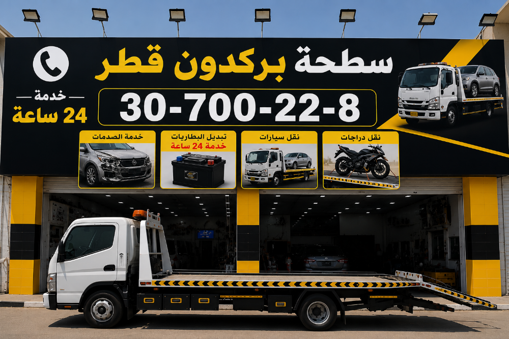 سطحة بركدون قلص ساحب ونش قطر قطر - 3