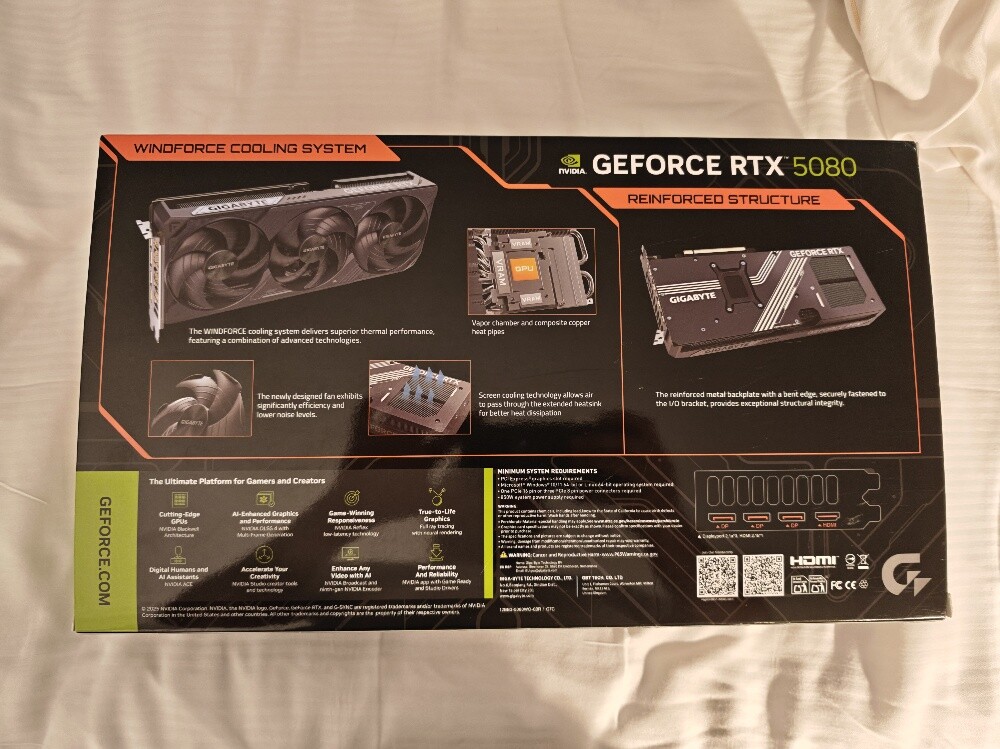 Gigabyte Rtx 5080 OC SFF 16gb - 2