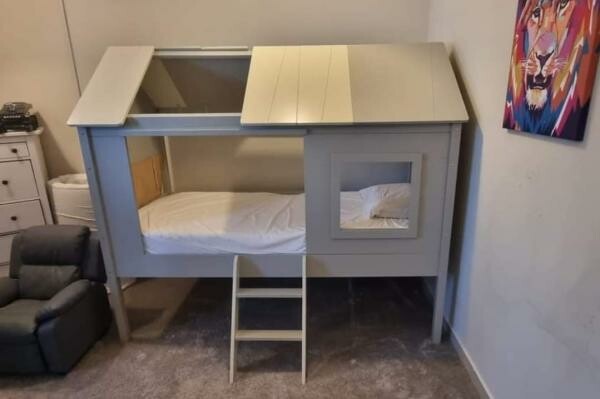 Home Center Tree bed with Mattress - 2