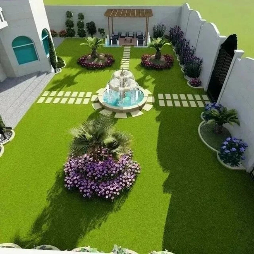 عمل اجمل الحدائق - 2