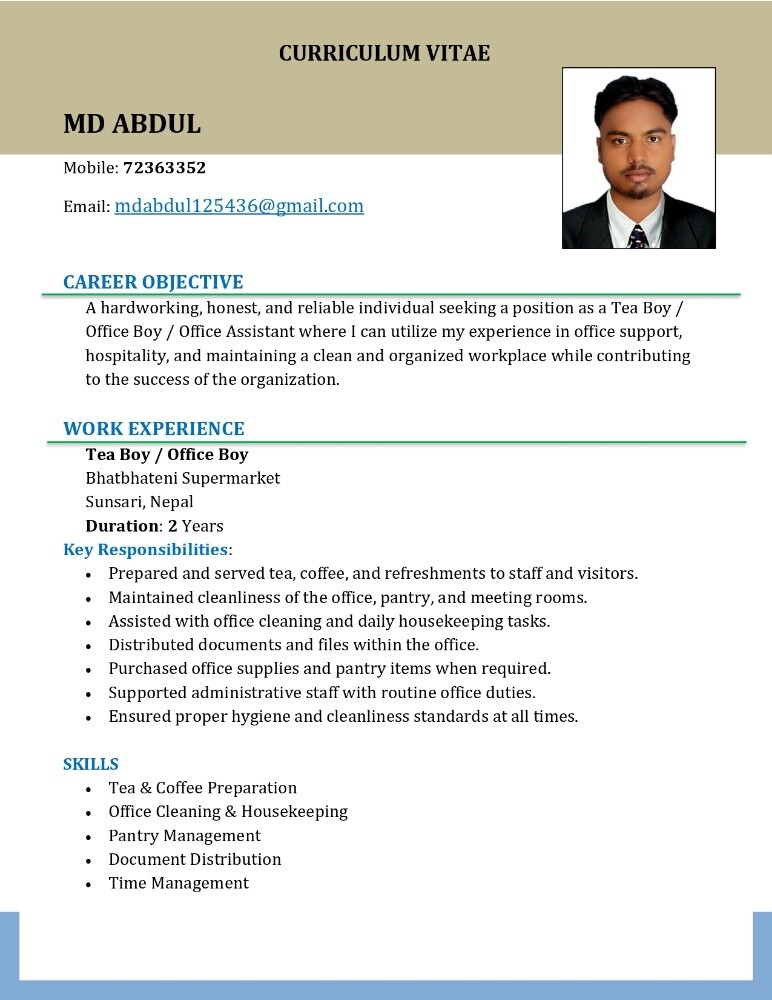 MD Abdul - 1