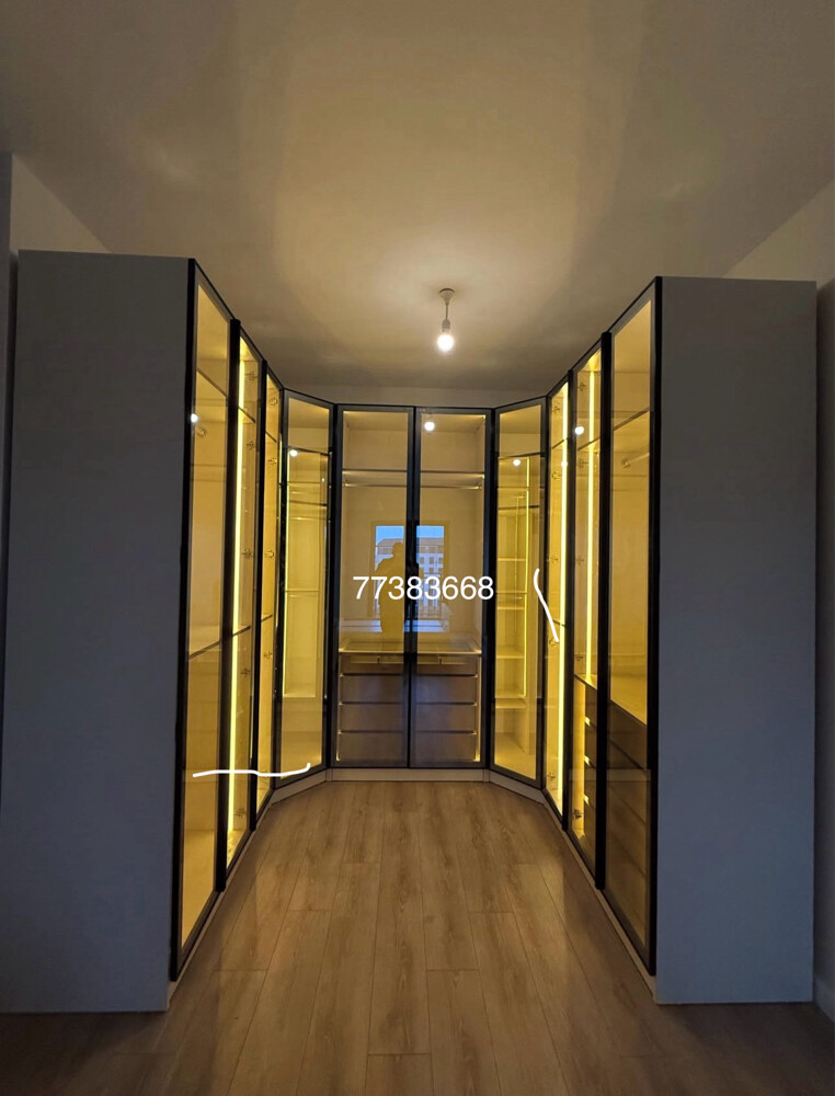 Bedroom, wardrobe, tv design, bed - 3